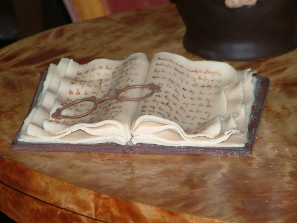 Buch aus Schokolade