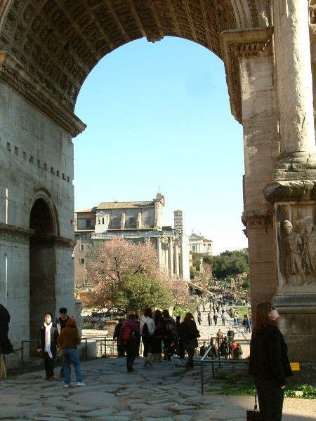 R�ckblick zum Forum Romanum