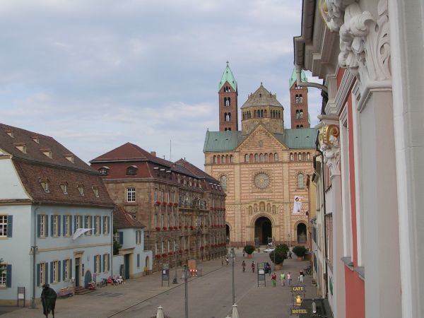 Blick vom Balkon